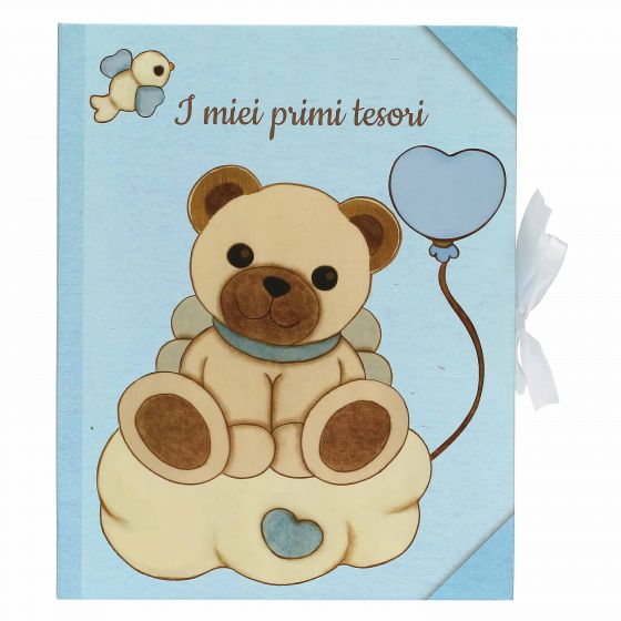Thun Scatola ricordi blu con Teddy - K3700P00 - Gioielleria De Patto