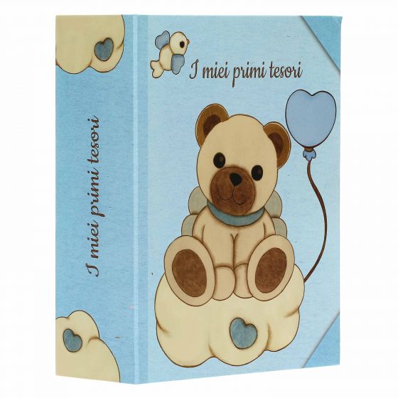 Thun Scatola ricordi blu con Teddy - K3700P00 - Gioielleria De Patto
