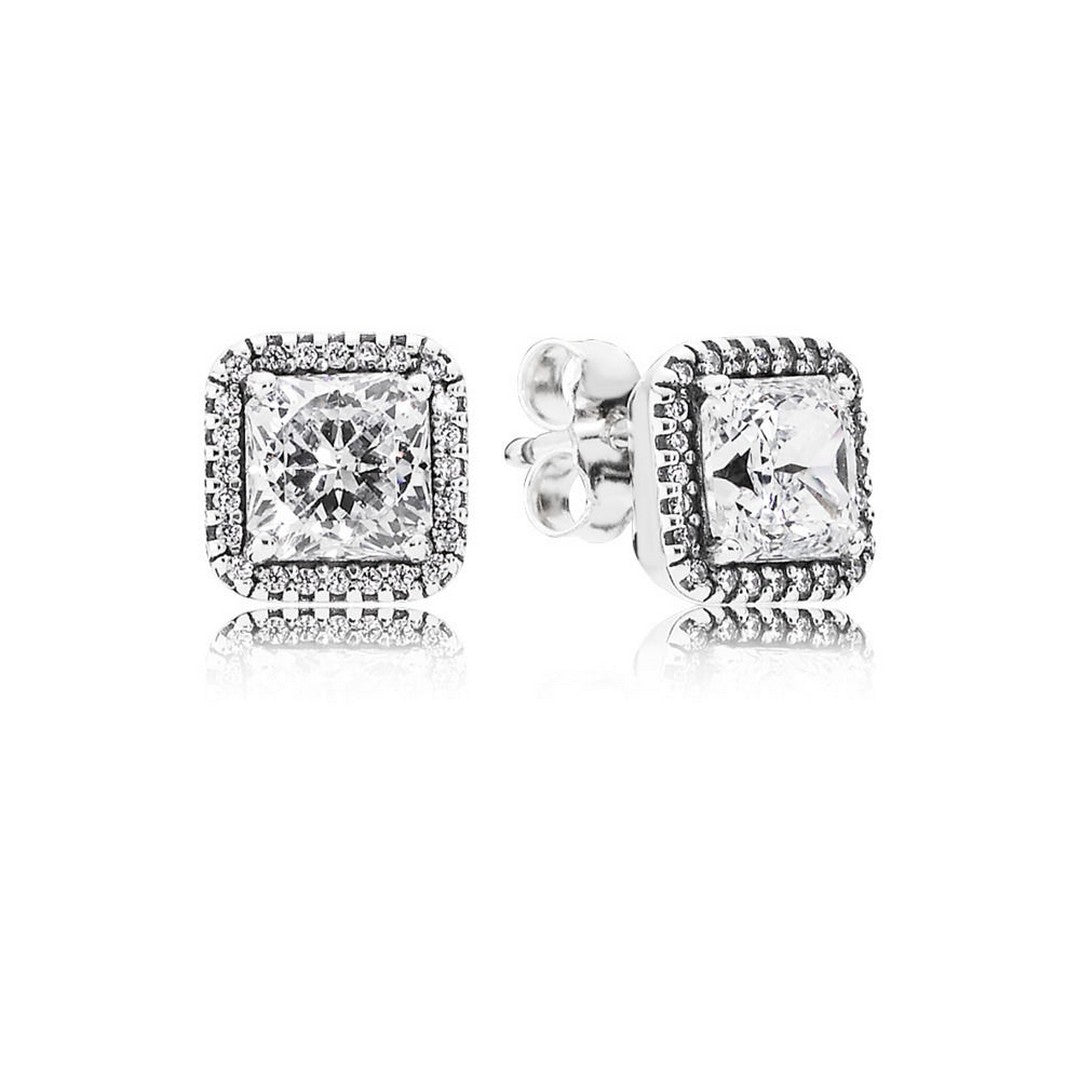 Orecchini Donna Pandora Punto Luce Quadrato - 290591CZ
