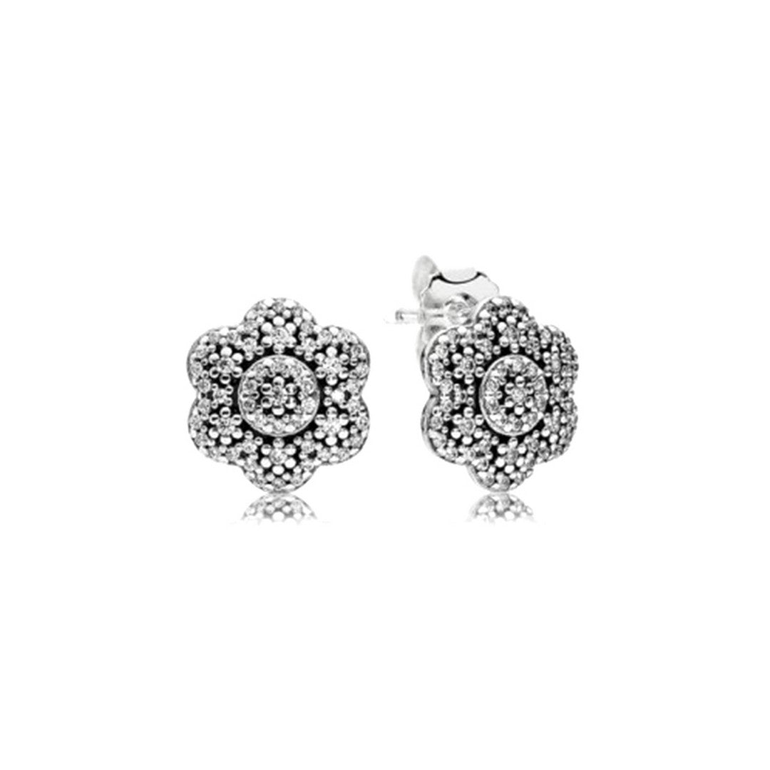 Orecchini Donna Pandora Fiori Cristallizzati - 290732CZ - Gioielleria De Patto
