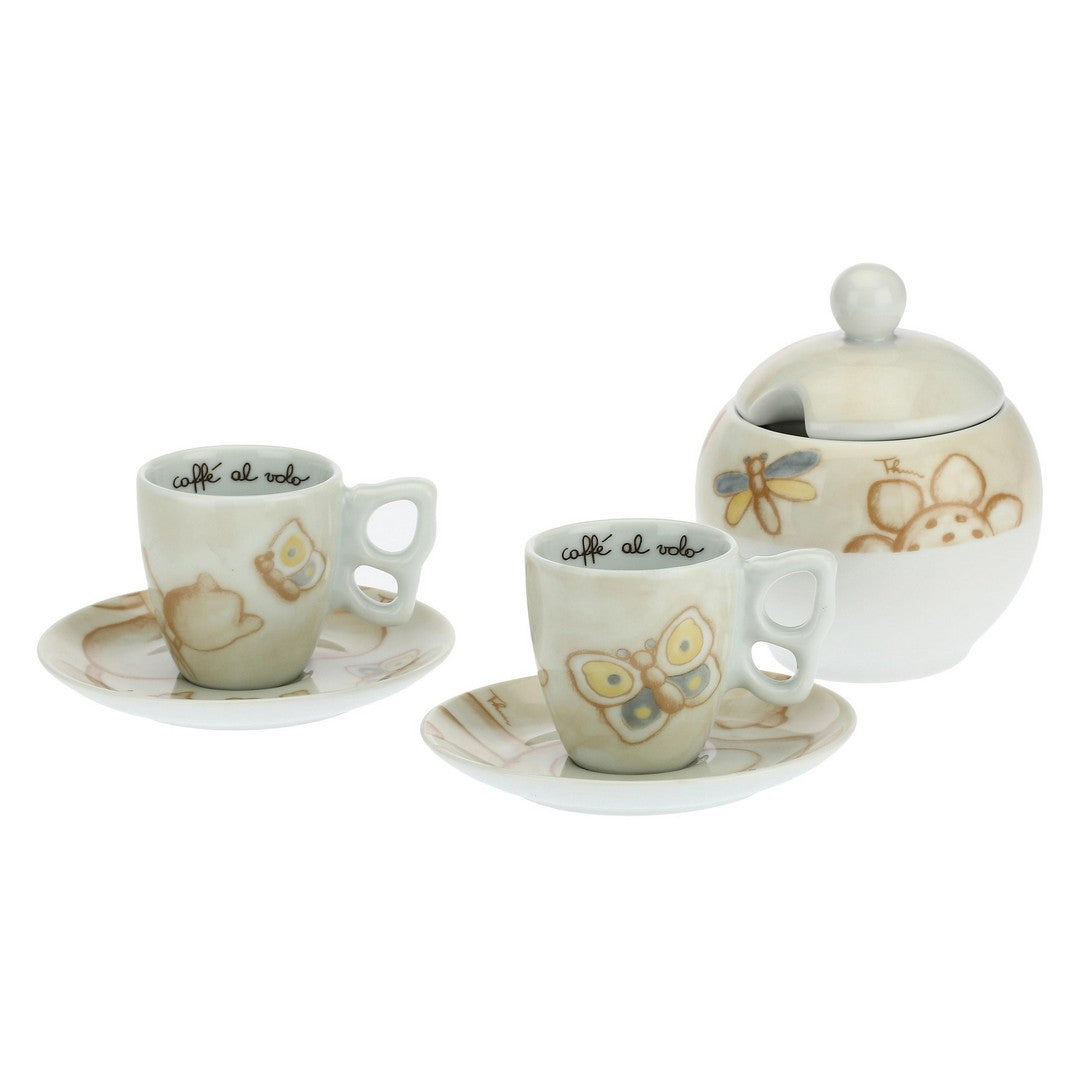Thun Set 2 tazzine caffè e zuccheriera Elegance - p3599m98 - Gioielleria De Patto