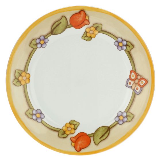 Thun Piatto Country multiuso con bordo floreale grande - P3766E02 - Gioielleria De Patto