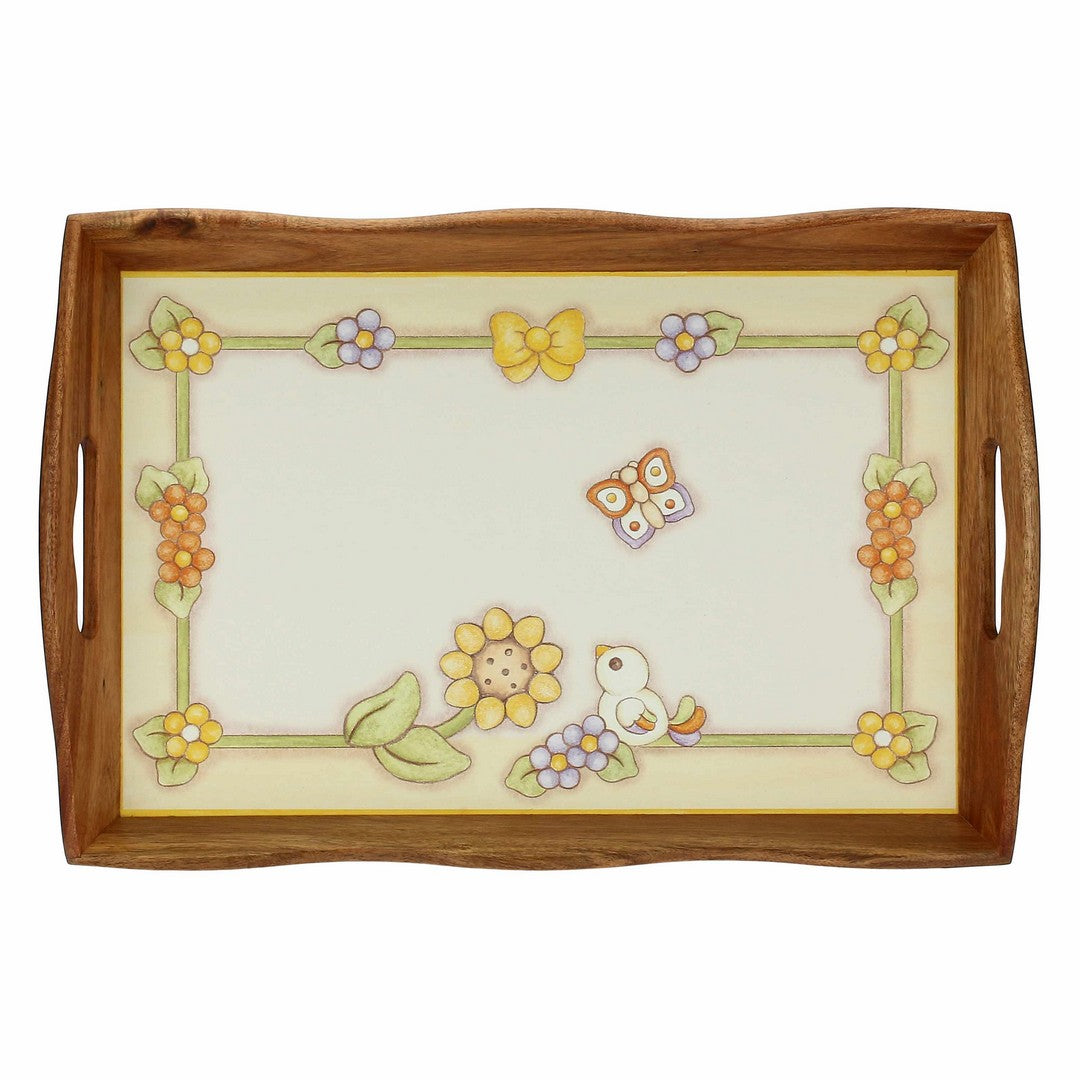 Thun Vassoio in legno di acacia Country - P3817E02 - Gioielleria De Patto