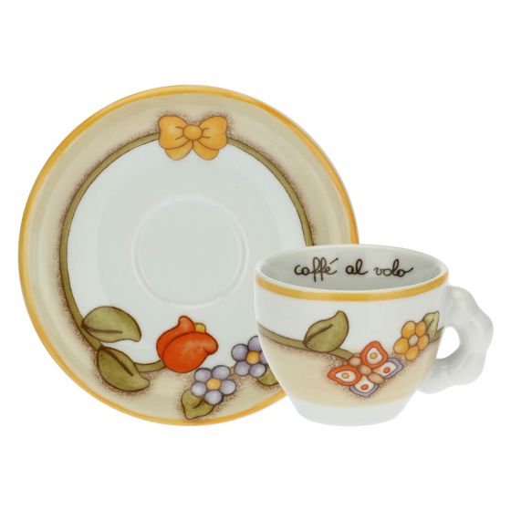 Thun Set 2 tazzine caffè e 2 bicchierini in vetro Country - P3820E02 - Gioielleria De Patto
