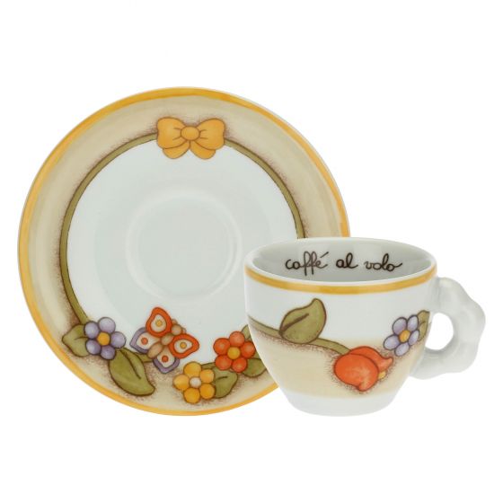Thun Set 2 tazzine caffè e 2 bicchierini in vetro Country - P3820E02 - Gioielleria De Patto