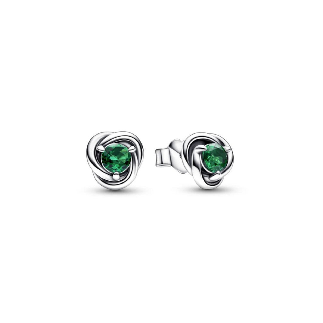 Orecchini Donna Pandora Cerchi Eterni Verde - 292334C08 - Gioielleria De Patto