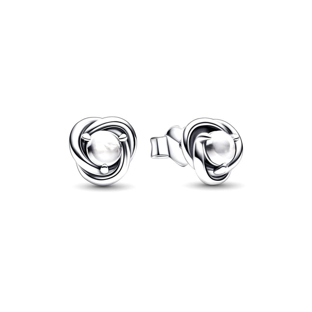 Orecchini Donna Pandora Cerchi Eterni Bianco - 292335C01 - Gioielleria De Patto