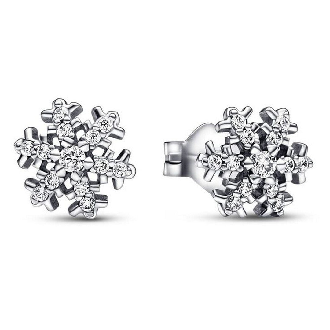 Pandora Orecchini Donna Fiocchi di Neve Luminosi - 292370C01 - Gioielleria De Patto