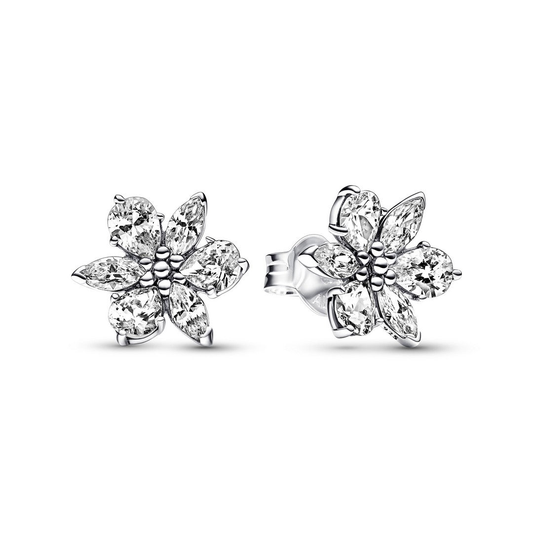 Orecchini Donna Pandora Herbarium Fiori Luminosi con Sfere - 292633C01 - Gioielleria De Patto