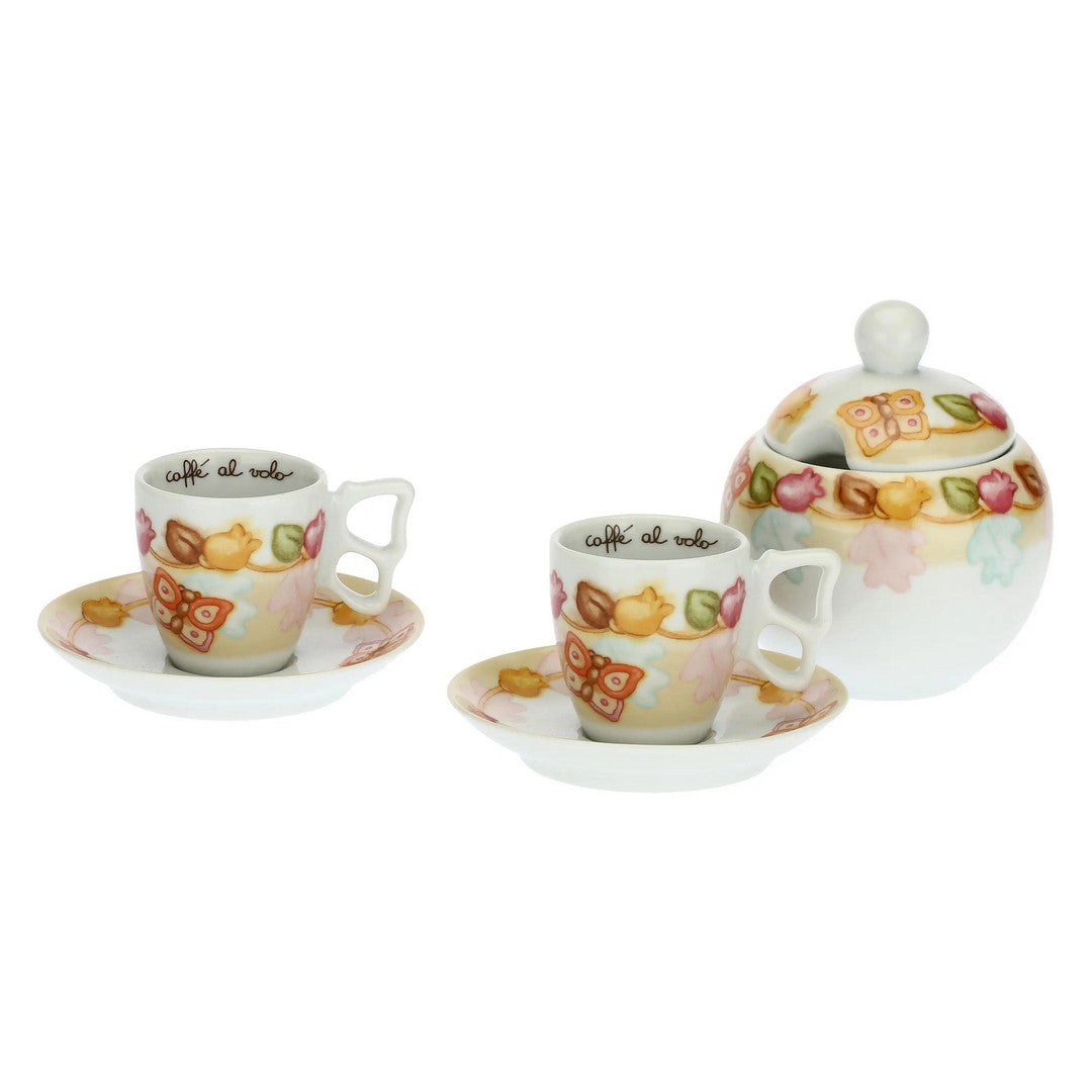 Thun Set 2 tazzine caffè con zuccheriera Grace - P4022P00