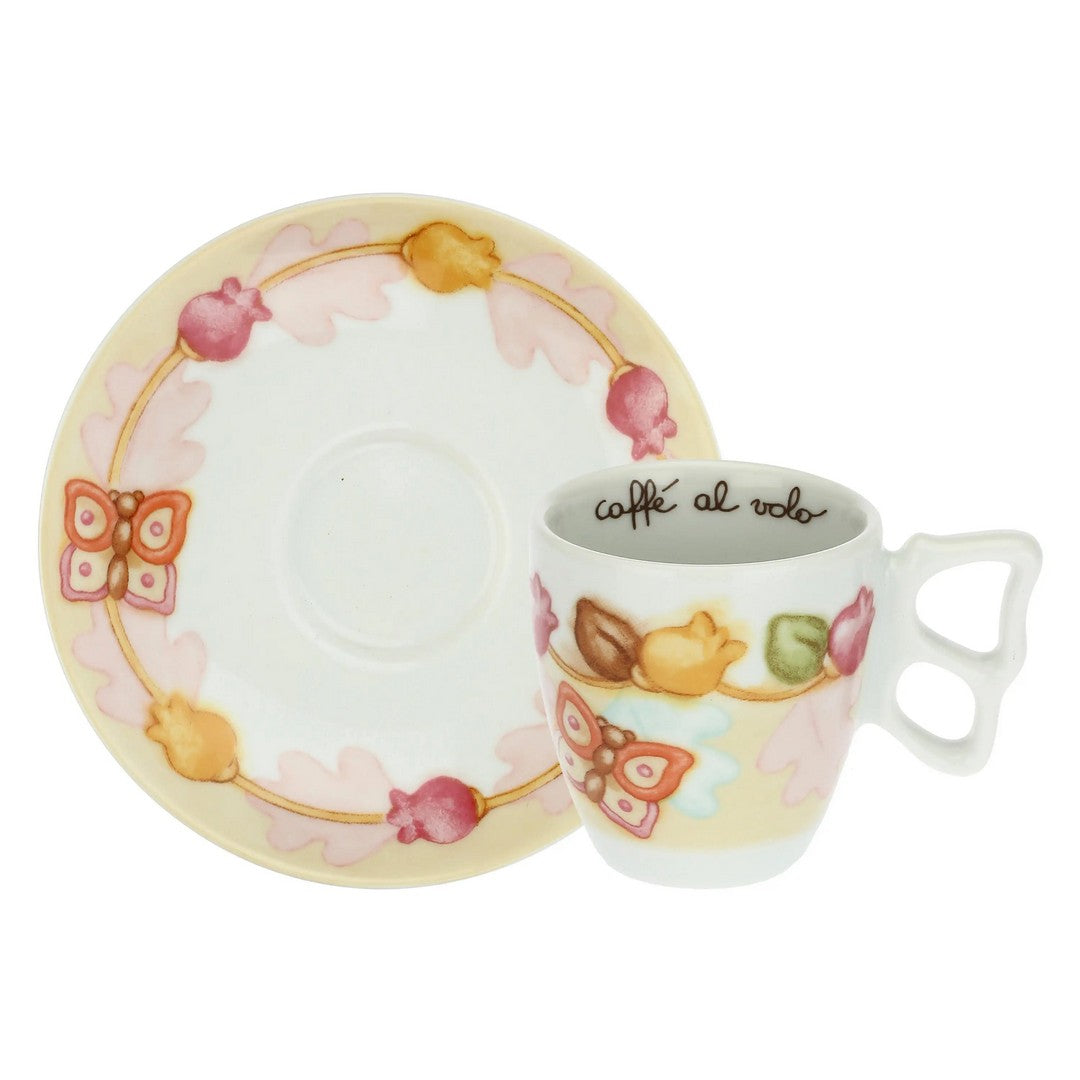 Thun Set 2 tazzine caffè con zuccheriera Grace - P4022P00