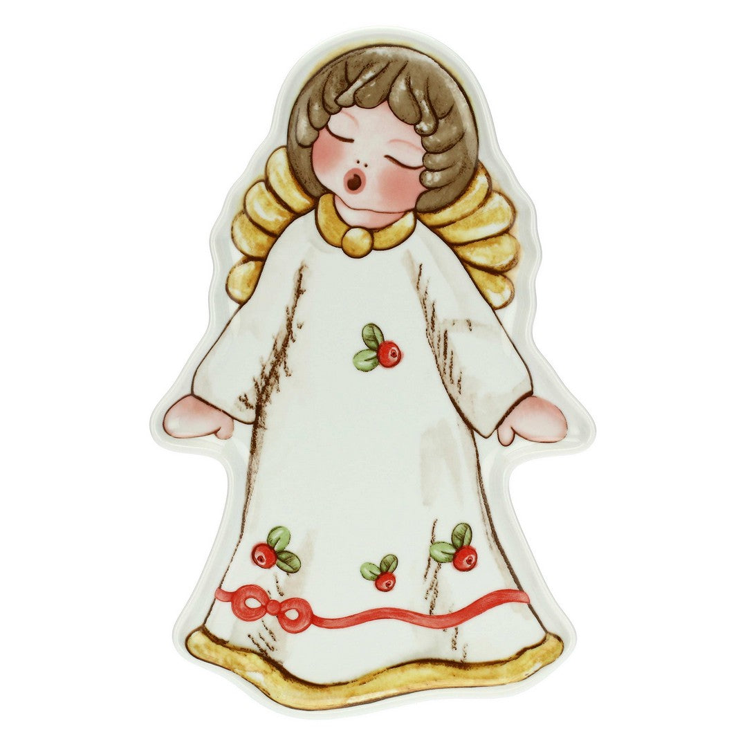 Thun Piatto Sweet Christmas a forma di angelo - P4112E09 - Gioielleria De Patto