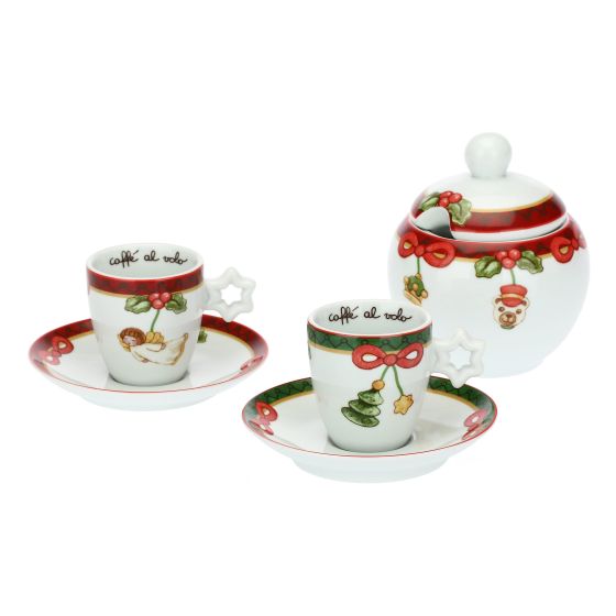 Thun Set 2 tazzine e zuccheriera Magico Natale - P4467P00 - Gioielleria De Patto