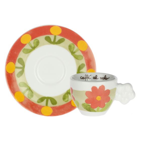 Thun Set 6 Tazzine Espresso in Porcellana Florianne - P4785P00 - Gioielleria De Patto