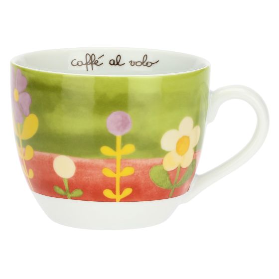 Thun Tazza Jumbo con Piattino in Porcellana Florianne - P4789P00 - Gioielleria De Patto