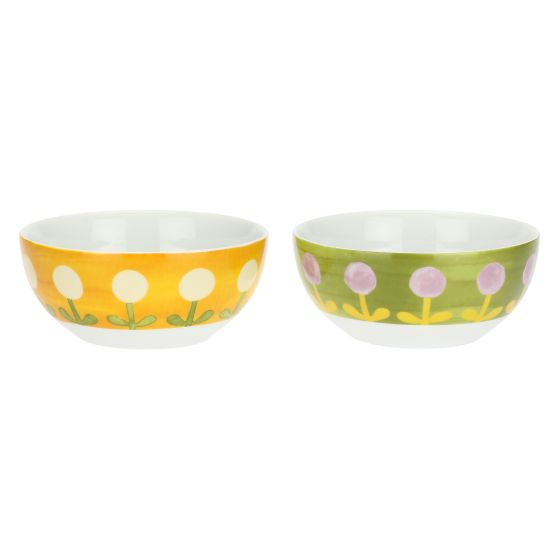Thun Set 2 Ciotole in Porcellana Florianne - P4796P00 - Gioielleria De Patto