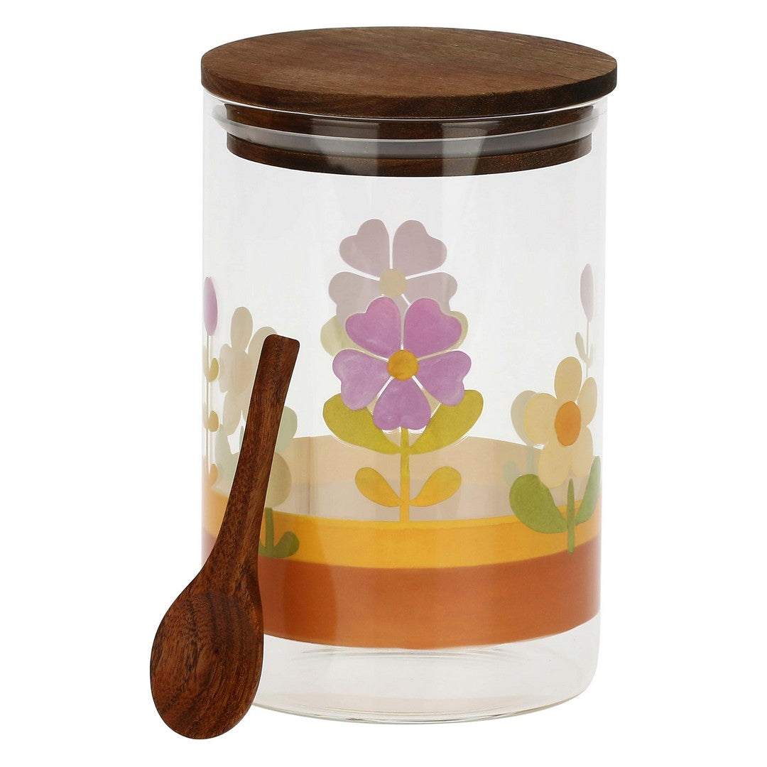 Thun Barattolo caffe' in vetro con dosatore in legno Florianne - P4805P00 - Gioielleria De Patto