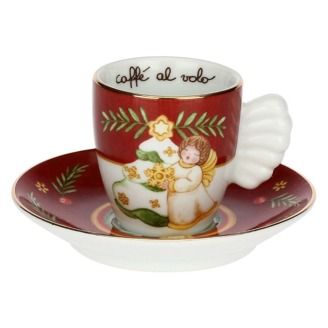 Thun Tazzina caffè espresso Special Edition in porcellana Desideri di Natale - P4834P00 - Gioielleria De Patto