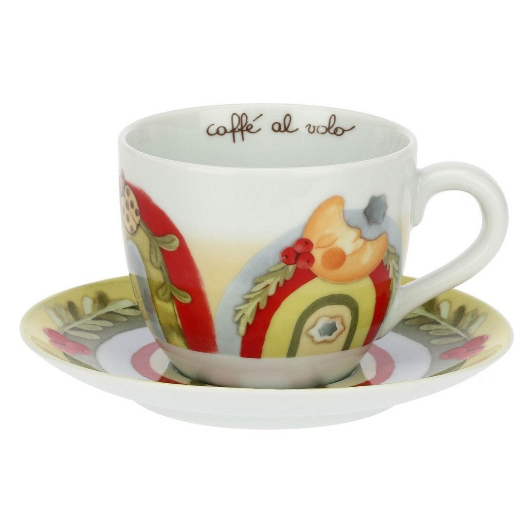 Thun Tazza colazione con piattino in porcellana Bosco Magico - P4859P00 - Gioielleria De Patto