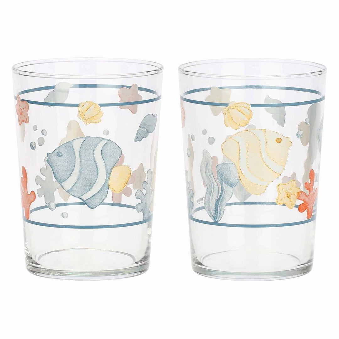 Thun Set 2 bicchieri in vetro Mare da amare - P4935p00 - Gioielleria De Patto