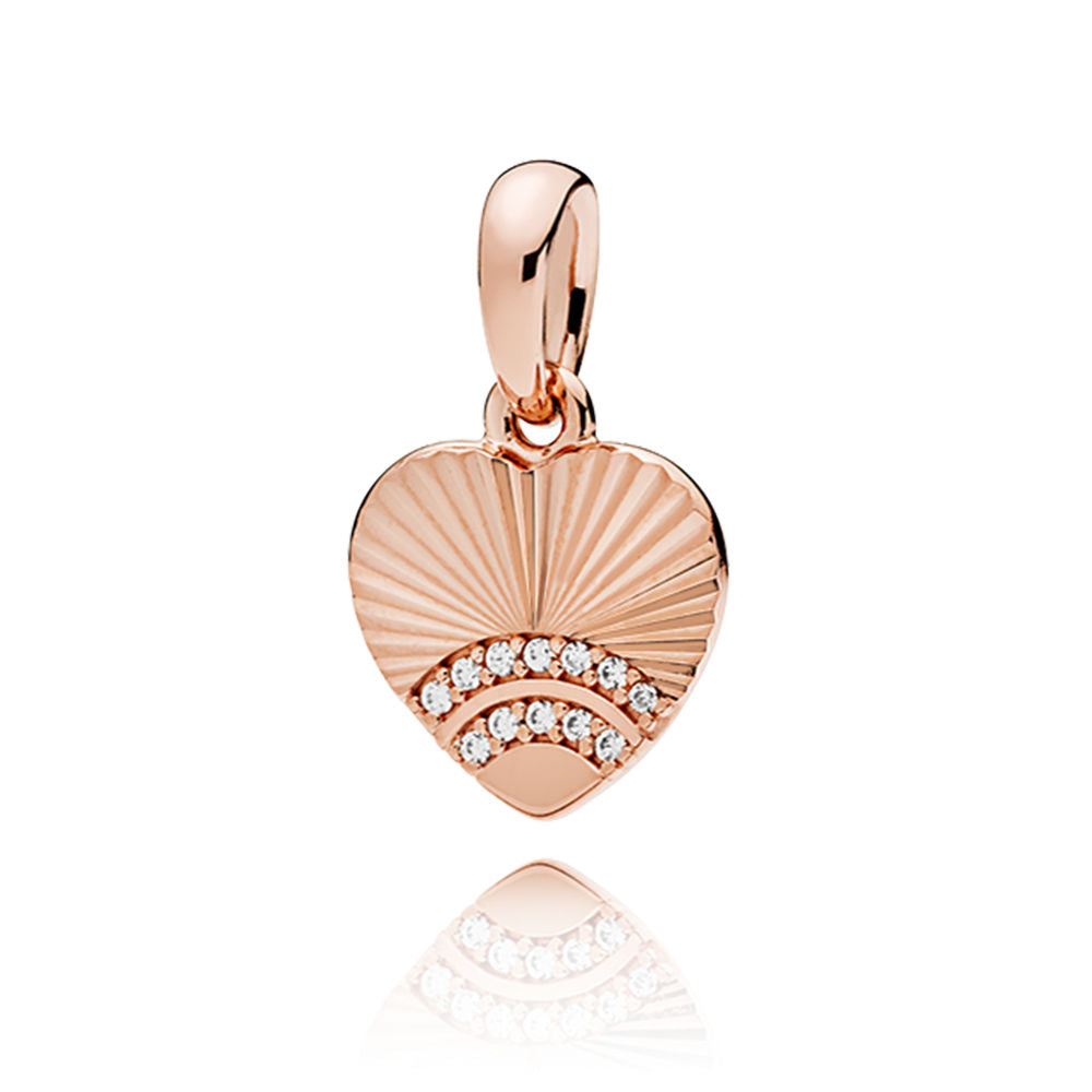 Pendente Donna Pandora Ventaglio dAmore -387286CZ - Gioielleria De Patto