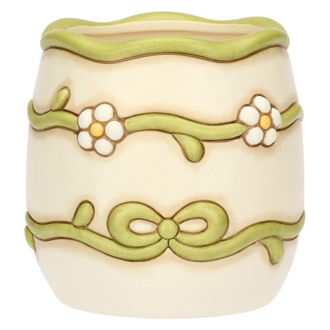 Thun Vaso in ceramica margherite, piccolo - Q2028H90 - Gioielleria De Patto