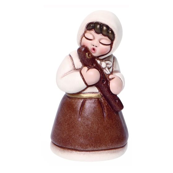 Thun Donna Che Suona Il Flauto Presepe Classico Bianco - S2181A83 - Gioielleria De Patto