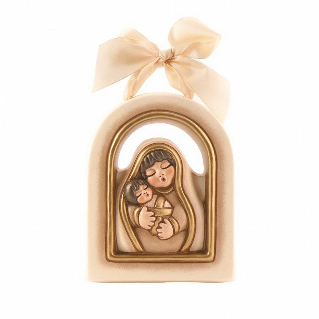 Thun Formella Madonna media Maria con bambino - S2268A80 - Gioielleria De Patto