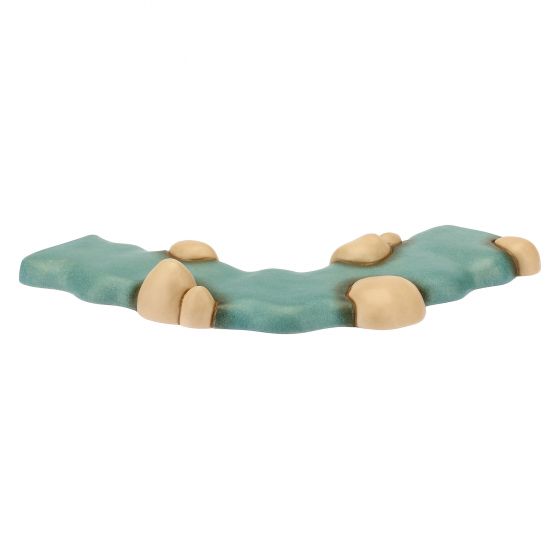 Thun Set 1 pezzo di fiume dritto e 1 pezzo di fiume curvo Presepe Classico - S3078A91 - Gioielleria De Patto