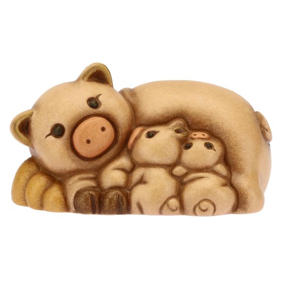 Thun Gruppo maialini con cuccioli Presepe Classico - S3079A88 - Gioielleria De Patto