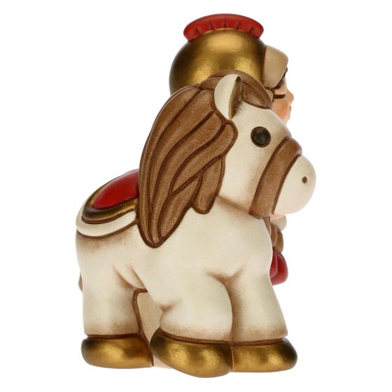 Thun Soldato con cavallo Presepe Classico rosso - S3115A82 - Gioielleria De Patto