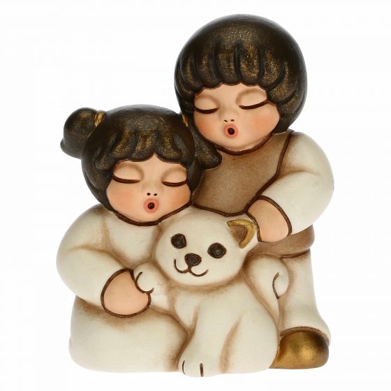 Thun Bimbi con gatto Presepe Classico bianco - S3117A83 - Gioielleria De Patto