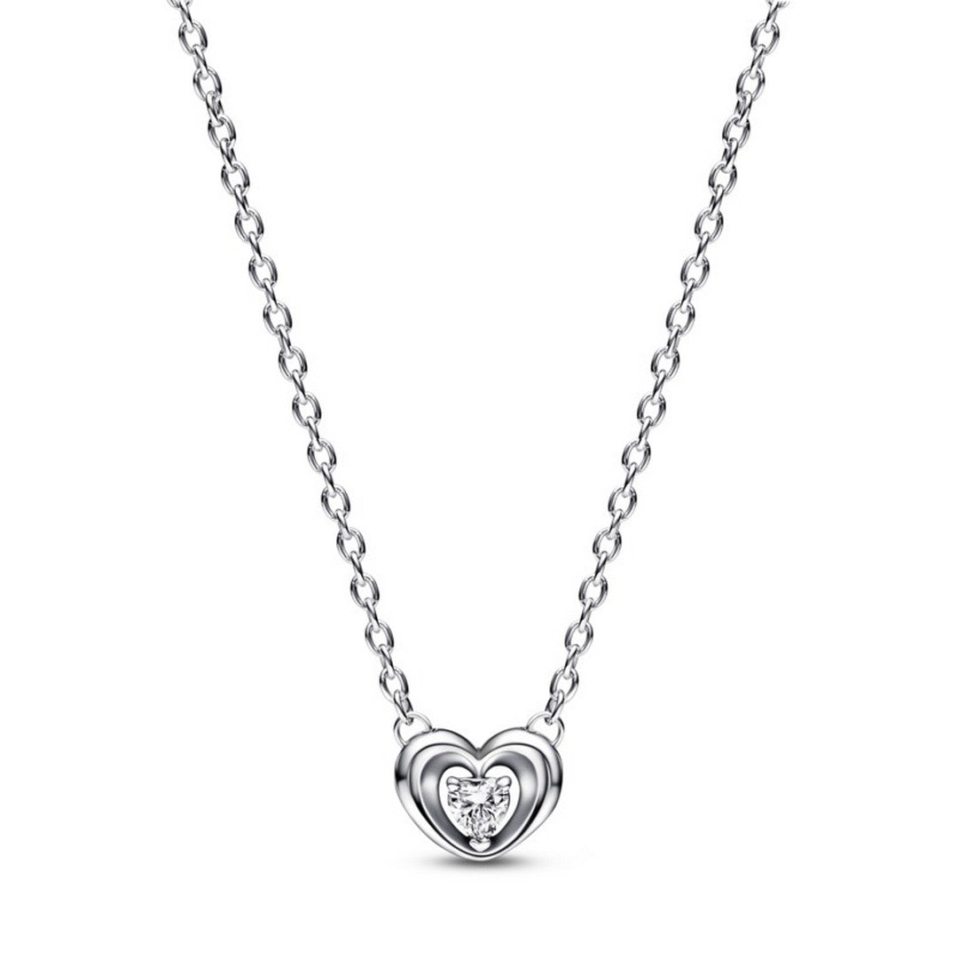 Collana Donna Pandora Cuore Splendente con Pietra - 392494C01 - Gioielleria De Patto