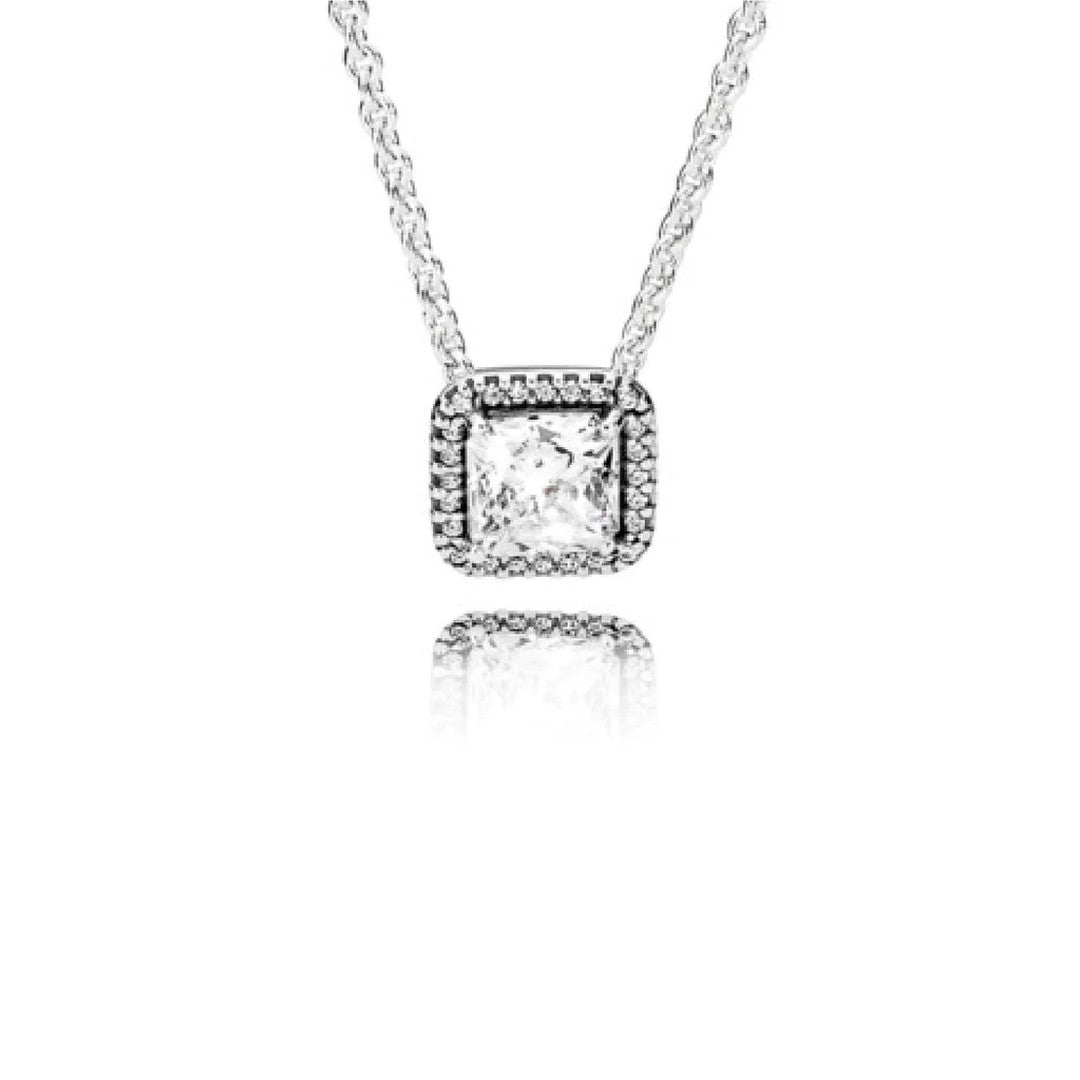 Collana Donna Pandora Punto Luce Quadrato - 396241CZ - Gioielleria De Patto