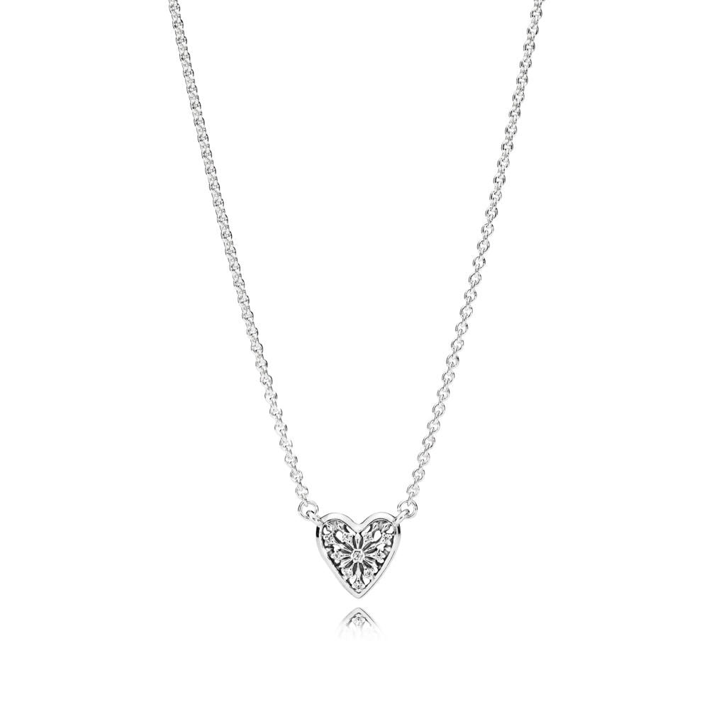 Collana Donna Pandora Cuore d'Inverno - 396370CZ - Gioielleria De Patto