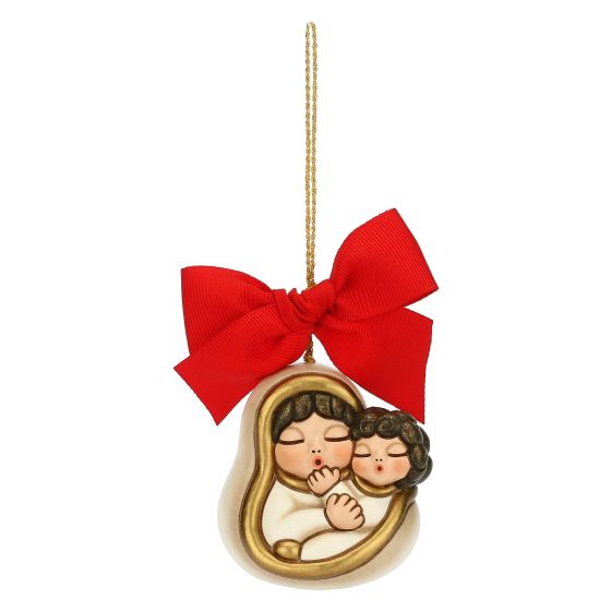 Thun Addobbo natalizio Maria con Gesù bambino grande - S3251A82 - Gioielleria De Patto