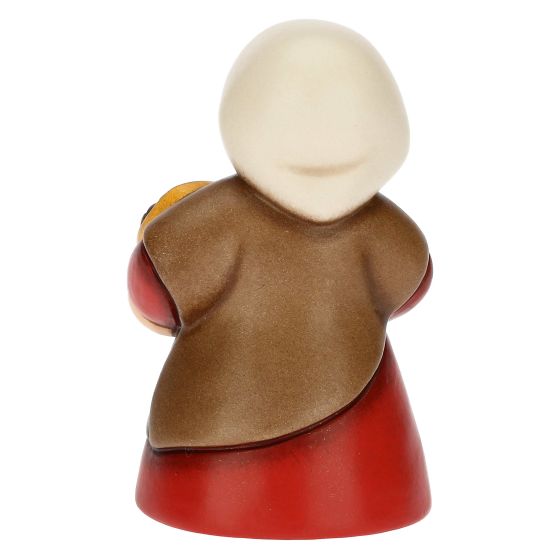 Thun Donna con Castagne in Ceramica Presepe Classico Rosso S3322A82 - Gioielleria De Patto