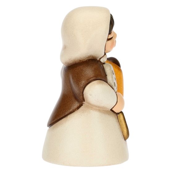 Thun Donna con Castagne in Ceramica Presepe Classico Bianco S3322A83 - Gioielleria De Patto