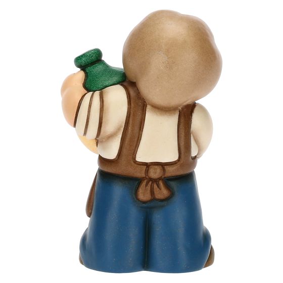 Thun Oste con Damigiana Blu in Ceramica Presepe Classico S3327A98 - Gioielleria De Patto