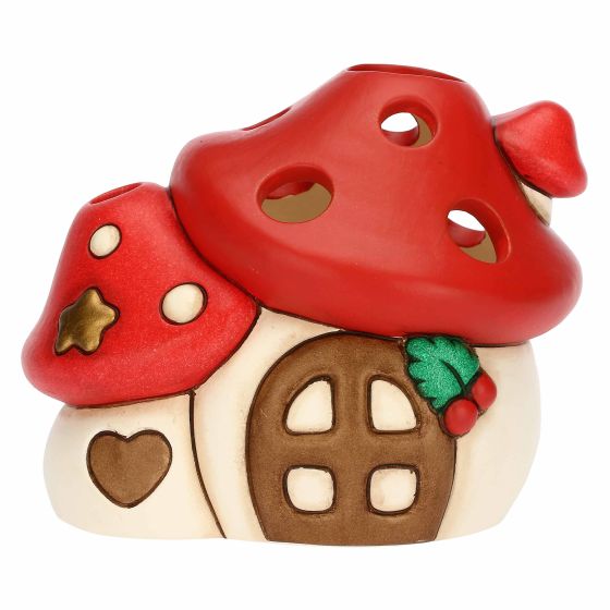 Thun Tealight Casetta a forma di fungo Bosco Magico - S3331H90 - Gioielleria De Patto