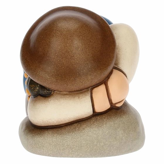 Thun Pastore Dormiente in Ceramica Presepe Classico blu - S3343A98 - Gioielleria De Patto