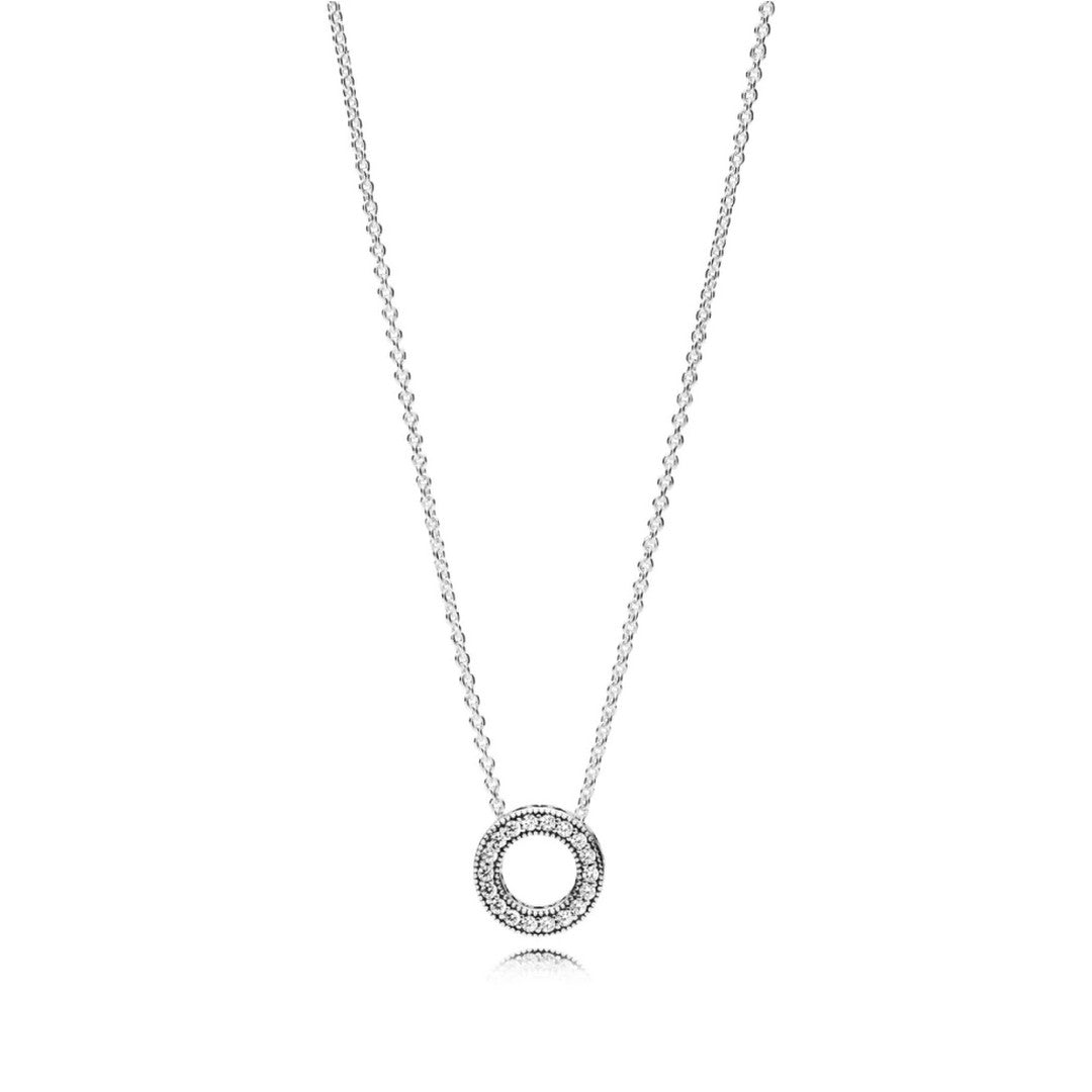 Pandora Collana Donna con Cerchio Pavè - 397436CZ - Gioielleria De Patto
