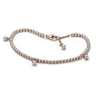 Bracciale Donna Pandora Tennis con Gocce Luminose - 582401C01 - Gioielleria De Patto