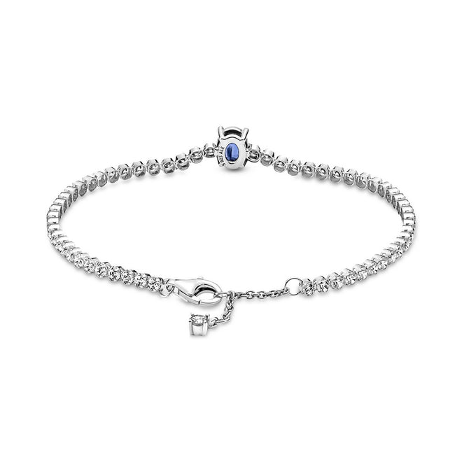 Bracciale Donna Pandora Tennis con Pietra Blu - 590039C01 - Gioielleria De Patto