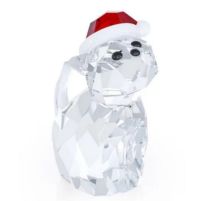 Swarovski Figura Decorativa Cat With Santa's Hat - 5060448 - Gioielleria De Patto