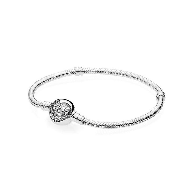 Bracciale Donna Pandora Moments con Chiusura Sferica - 590743CZ - Gioielleria De Patto
