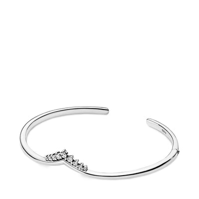 Bracciale Donna Pandora Rigido Aperto Tiara del Desiderio - 598338CZ - Gioielleria De Patto