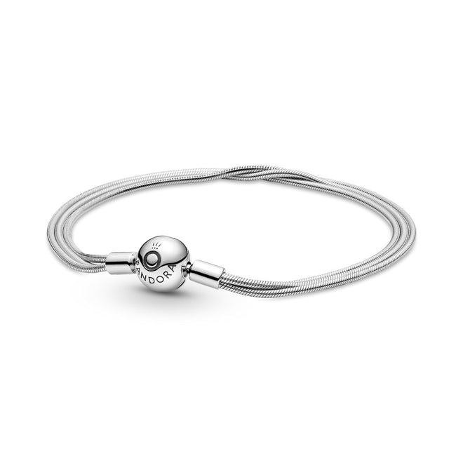 Bracciale Donna Pandora Multifilo con Chiusura a Sfera - 599338C00 - Gioielleria De Patto