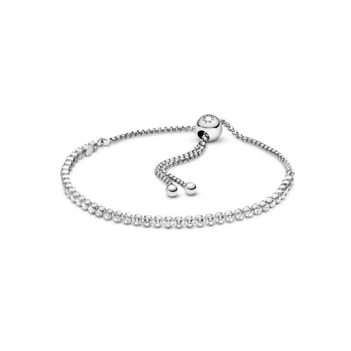 Bracciale Donna Pandora tennis con chiusura regolabile - 599375C01 - Gioielleria De Patto