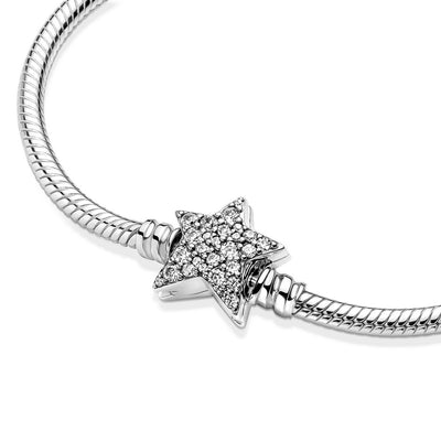 Bracciale Donna Pandora con Chiusura Stella Luminosa - 599639C01 - Gioielleria De Patto